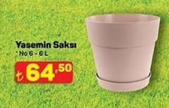 Yasemin Saksı No 6-6 L