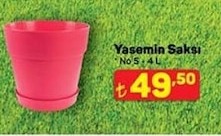 Yasemin Saksı No 5-4 L