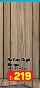 Rattan Örgü Sehpa