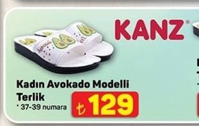 Kanz Kadın Avokado Modelli Terlik