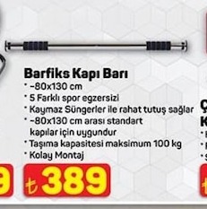 Barfiks Kapı Barı