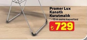 Promer Lux Kanatlı Kurutmalık
