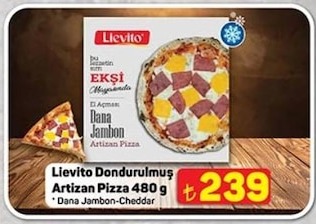 Lievito Dondurulmuş Artizan Pizza 480 G