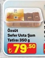 Özsüt Sefer Usta Şam Tatlısı 350 G