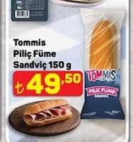 Tommis Piliç Füme Sandviç 150 G
