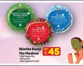 Skinlite Enerji Yüz Maskesi