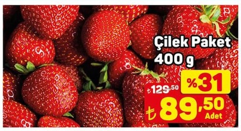 Çilek Paket 400 G