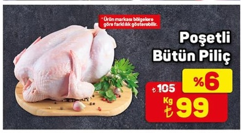 Poşetli Bütün Piliç