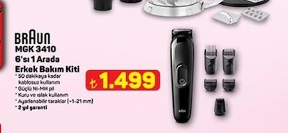 Braun Mgk 3410 6'Sı 1 Arada Erkek Bakım Kiti