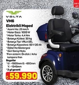 Volta Vm6 Elektrikli Moped