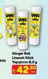 Uhu Sünger Bob Lisanslı Stick Yapıştırıcı 8,2 G