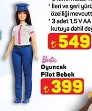 Barbie Oyuncak Pilot Bebek