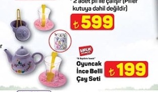 Oyuncak İnce Belli Çay Seti