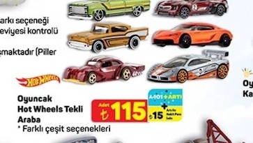 Oyuncak Hot Wheels Tekli Araba