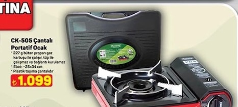 Ck-505 Çantalı Portatif Ocak