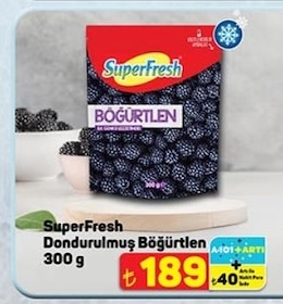 Superfresh Dondurulmuş Böğürtlen 300 G