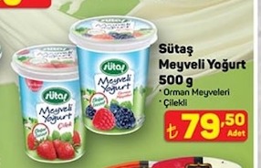 Sütaş Meyveli Yoğurt 500 G
