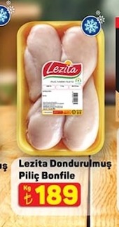Lezita Dondurulmuş Piliç Bonfile