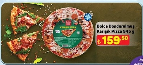 Bolca Dondurulmuş Karışık Pizza 545 G