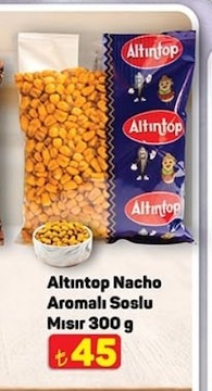 Altıntop Nacho Aromalı Soslu Mısır 300 G