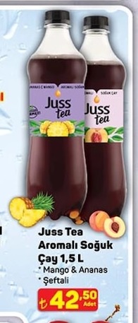 Juss Tea Aromalı Soğuk Çay 1,5 L