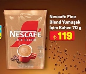 Nescafé Fine Blend Yumuşak İçim Kahve 70 G