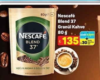 Nescafe Blend 37 Granül Kahve 80 G