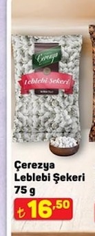 Çerezya Leblebi Şekeri 75 G