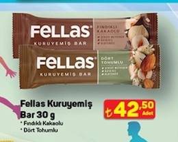 Fellas Kuruyemiş Bar 30 G