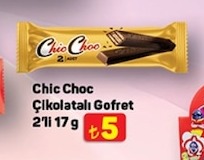 Chic Choc Çikolatalı Gofret 2'Li 17 G