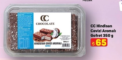 Cc Hindisan Cevizi Aromalı Gofret 350 G