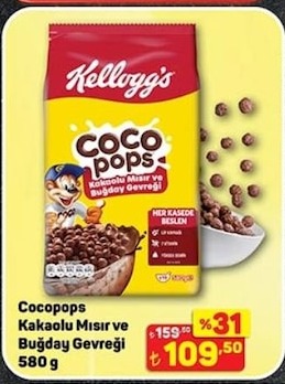 Cocopops Kakaolu Mısır Ve Buğday Gevreği 580 G