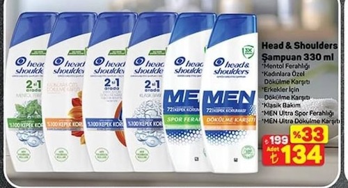 Head & Shoulders Şampuan 330 Ml