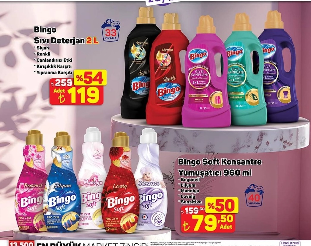 Bingo Sıvı Deterjan 2 L