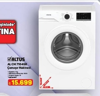 Altus Al Cm 71045R Çamaşır Makinesi
