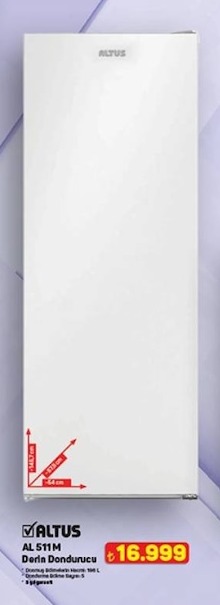 Altus Al 511 M Derin Dondurucu