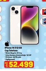 Iphone 14 512 Gb Cep Telefonu
