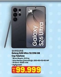 Samsung Galaxy S26 Ultra 12/256 Gb Cep Telefonu