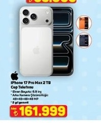 Iphone 17 Pro Max 2 Tb Cep Telefonu