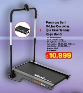 Premium Seri S-Line Çocuklar İçin Tasarlanmış Koşu Bandı