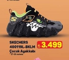Skechers 400119L-Bklm Çocuk Ayakkabı