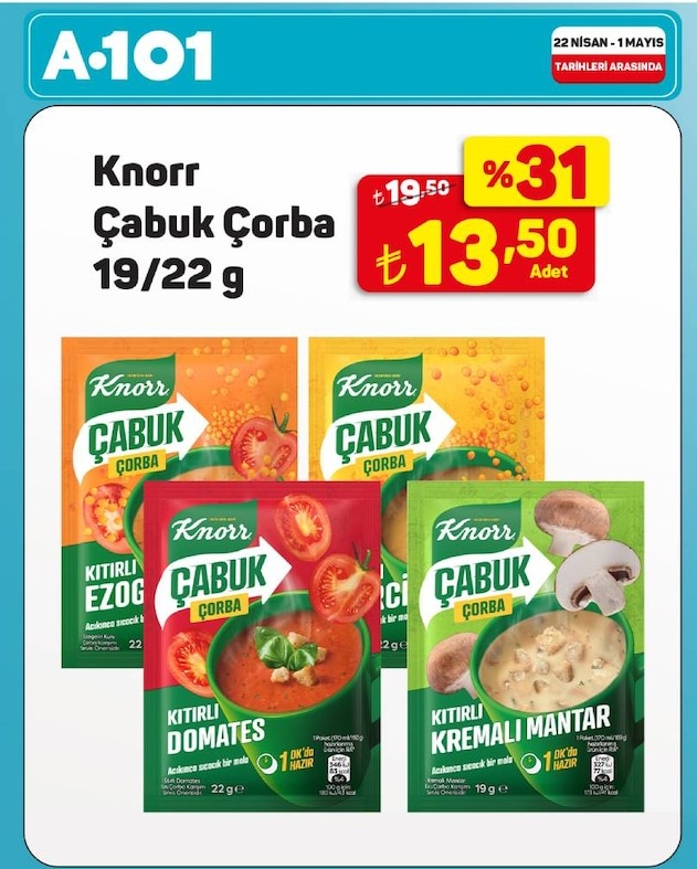 Knorr Çabuk Çorba 19/22 G