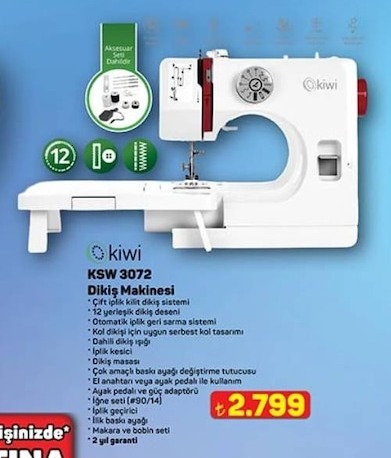 Kiwi Ksw 3072 Dikiş Makinesi