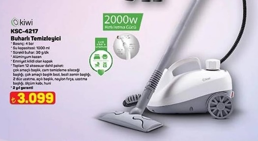 Kiwi Ksc-4217 Buharlı Temizleyici