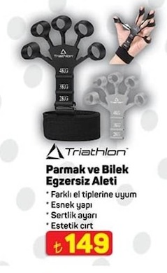 Triathlon Parmak Ve Bilek Egzersiz Aleti