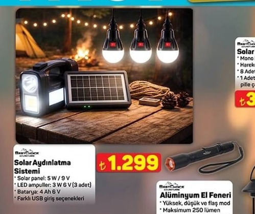 Best Choice Solar Aydınlatma Sistemi