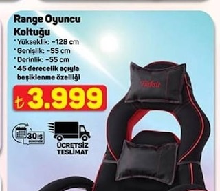 Range Oyuncu Koltuğu
