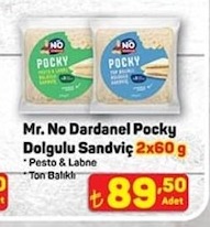 Mr. No Dardanel Pocky Dolgulu Sandviç 2X60 G