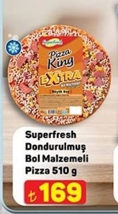 Superfresh Dondurulmuş Bol Malzemeli Pizza 510 G