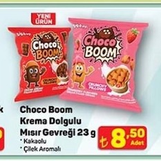 Choco Boom Krema Dolgulu Mısır Gevreği 23 G